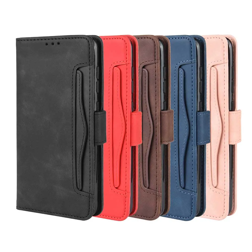 

Leather phone case for Samsung Galaxy M10S / A70S / A90 (5G) back Cover Flip card wallet with stand Retro Coque