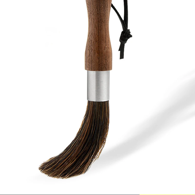 

Walnut bristle brush bean grinding machine cleaning cleaning brush brush the coffee machine, commercial coffee powder brush