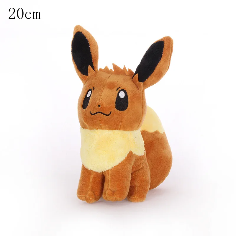 Eevee 40 стилей TAKARA TOMY Покемон Пикачу мягкая игрушка Сквиртл хобби аниме плюшевая кукла игрушки для детей подарок на Рождество - Цвет: Eevee