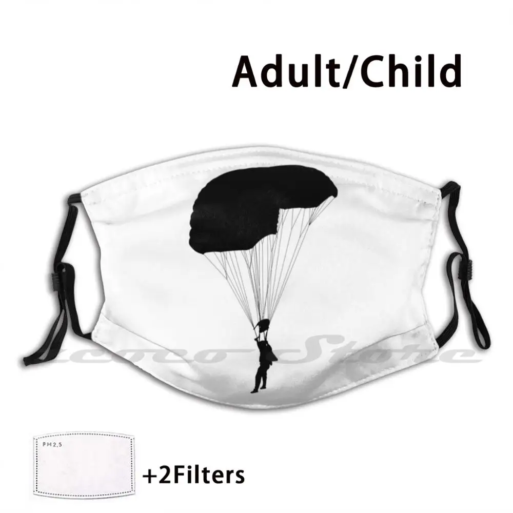 Маска для парапланеризма Сделай Сам моющийся фильтр Pm2.5 рот тренд парапланеризм