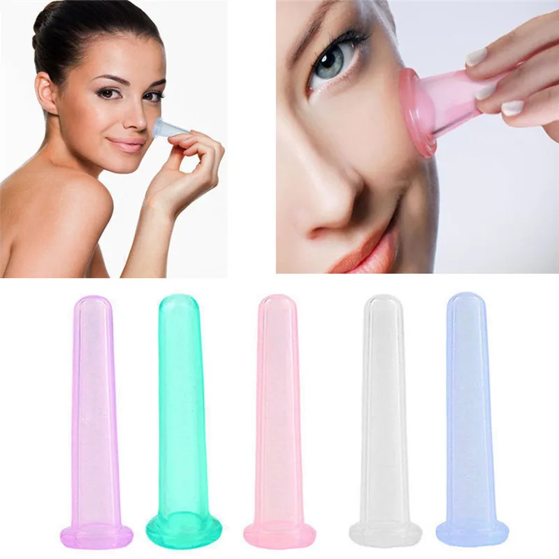 1/4 шт. силиконовые медицинские банки для терапии тела чашки ухода за кожей лица