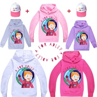 a for adley toddler girl fall clothes 2021 new childrens hoodie sweater boys long sleeve tops kids hooded shirt child t shirt