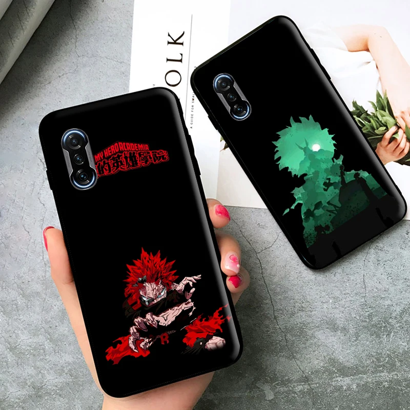 

My Hero Academia Phone Case For Xiaomi POCO X3 NFC X3 Pro F3 GT M3 Funda Coque Carcasa Cases Back Cover Soft Katsuki Scorch