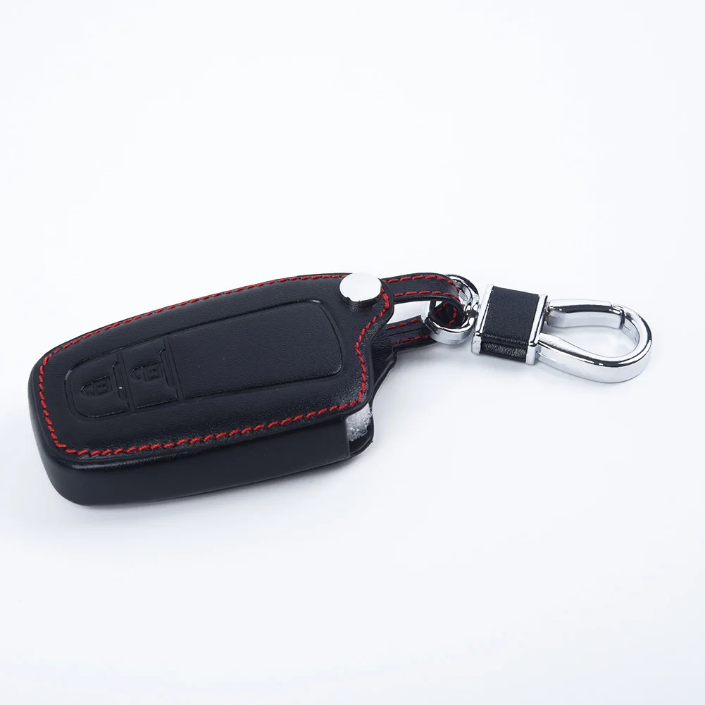 Защитный чехол для автомобильных ключей с 2 кнопками Toyota CHR C HR 2017 Prius черный