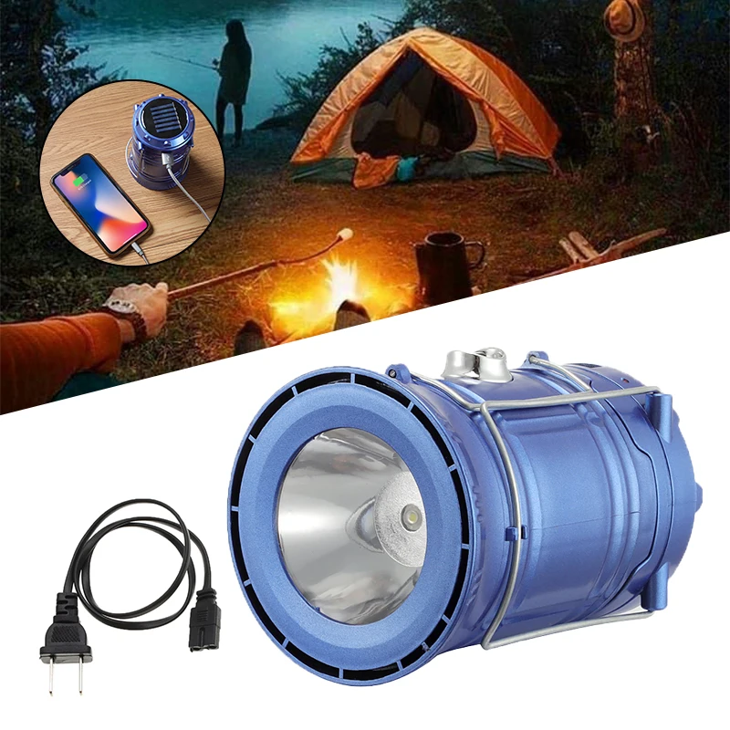 

Multifunction Emergency Torch Power Collapsible Lamp Flashlight Camping Lamp USB Rechargeable Camping Light Outdoor Tent Light