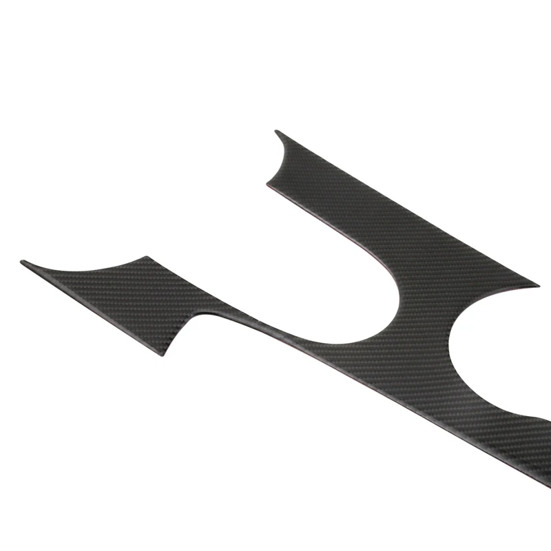 

Car Carbon Fiber Transmission Water Cup Holder Decoration Sticker Cover for Ford Mustang 2015-2019