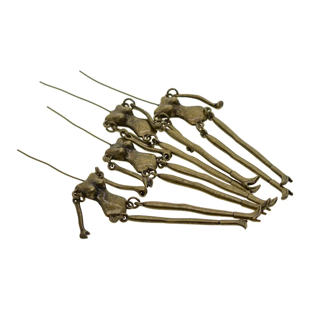 4 шт. подвески в виде скелета для Хэллоуина | Украшения и аксессуары