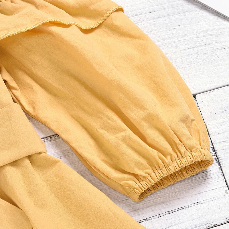 

Humor Bear Fashion Girls Dresses Cotton Woven Sling Short Sleeve Baby Girl Clothes Cute Princess Bow Stylish Kids Dresses