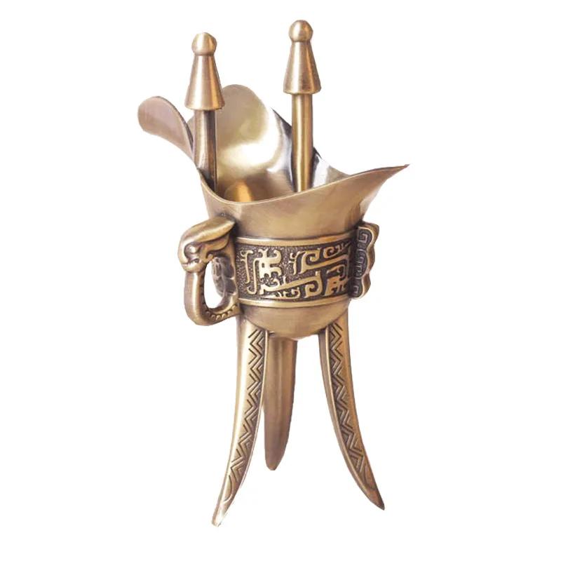 2 шт./лот Ретро бокал для белого вина свадебный европейский античный металл