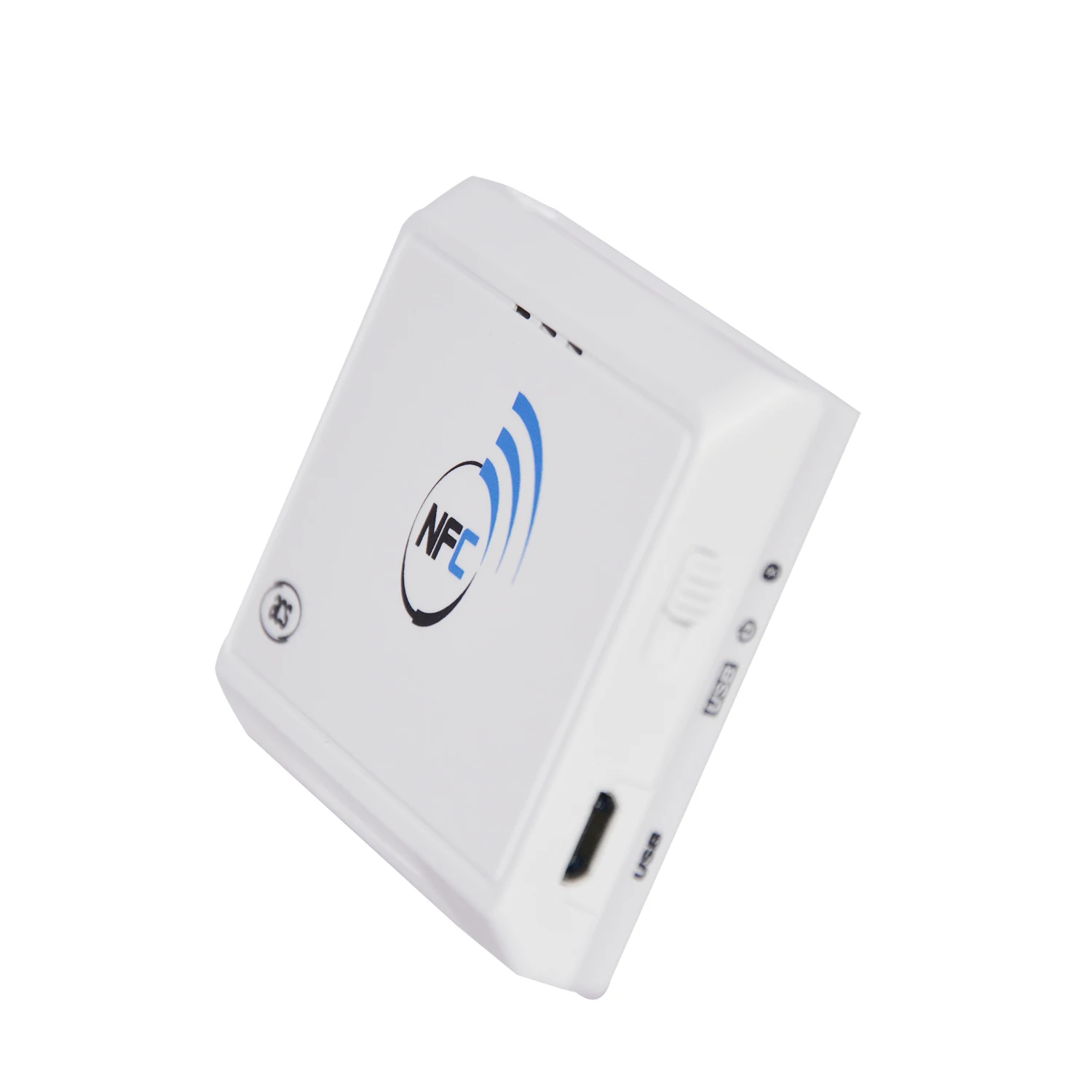 Белый Bluetooth 13 56 МГц NFC смарт кард ридер писатель бесконтактная карточка для чтения