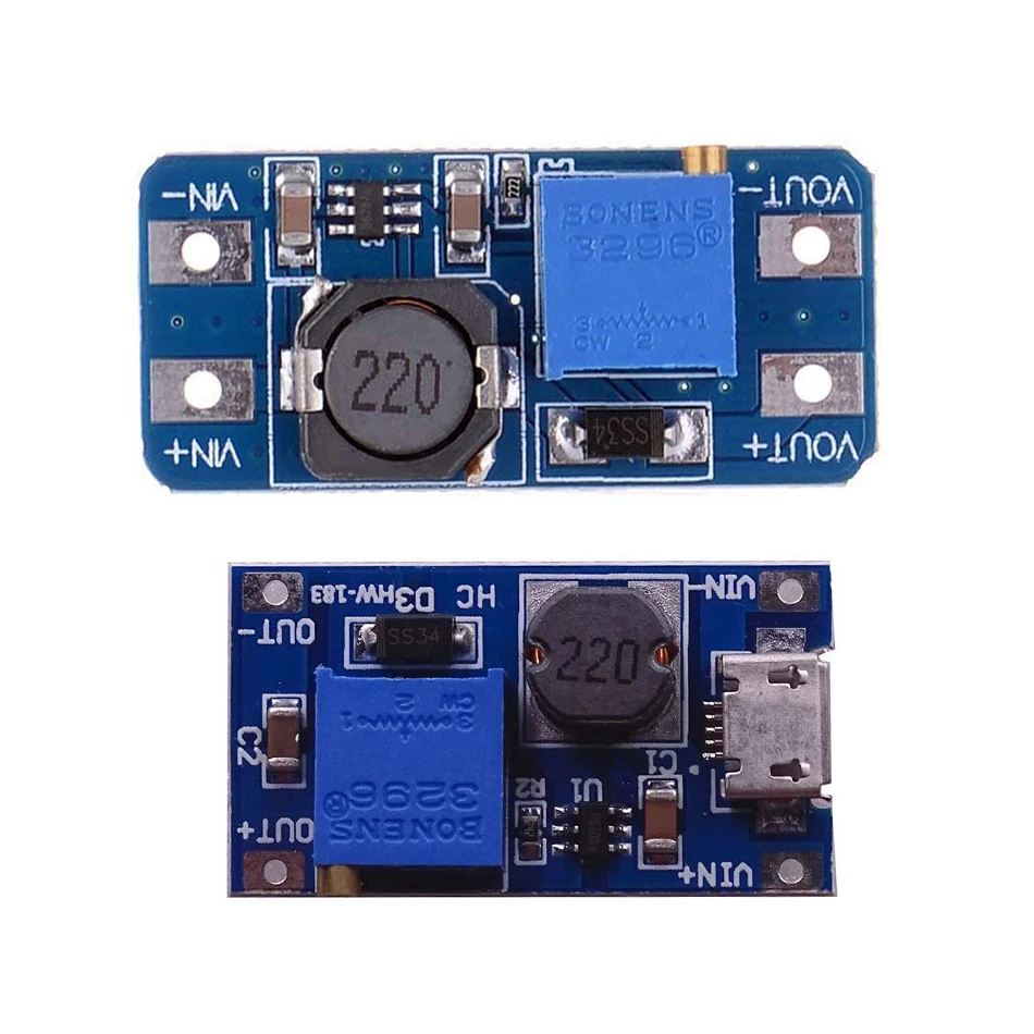 MT3608 усилитель конвертера модуль питания повышенная плата макс. выход 28 в 2 А для