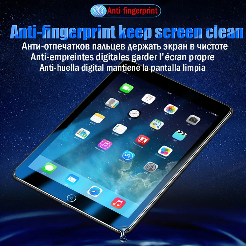 Закаленное стекло для Apple iPad 9,7 Pro Защитное стекло для экрана для iPad Mini4 3 2 1 iPad Air 2 полное покрытие стекло