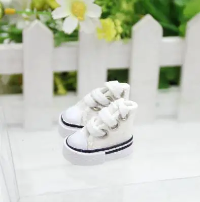 white 3,6 см Blyth кукла обувь Цветочные холщовые куклы обувь для кукла 1/6 аксессуары(fit Blyth, Azone, Licca, Barbies, 1/6 Bjd, кукла 1/6 s - Цвет: white