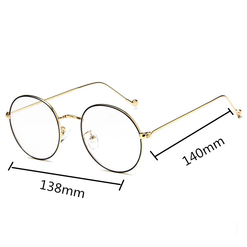 Новые дизайнерские женские очки оправы для оптики из металлического круглого