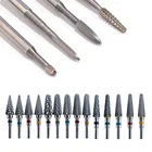 Твердосплавная фреза для маникюрного аппарата, аксессуары для электрической дрели для ногтей, инструменты для дизайна ногтей