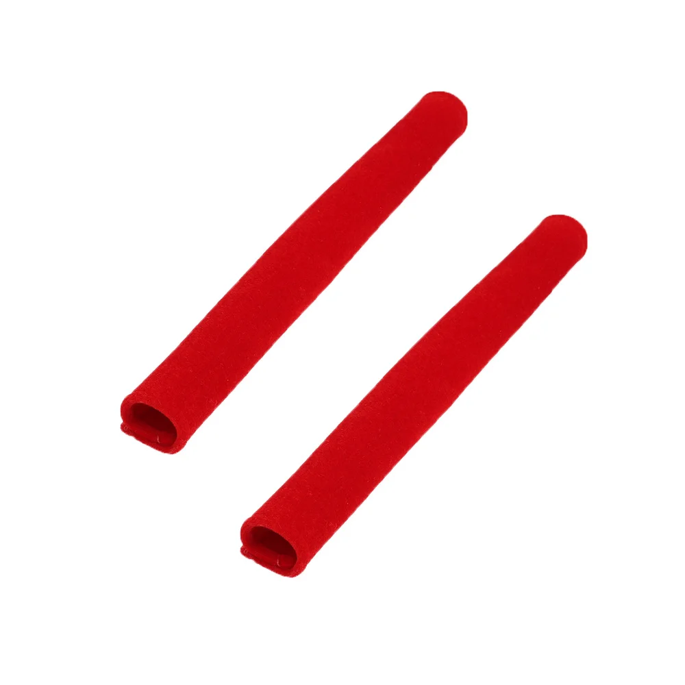 

2pcs Refrigerator Door Handle Covers Keep Your Kitchen Appliance Clean From Smudges Fingertips Drips Food Stains (Red)