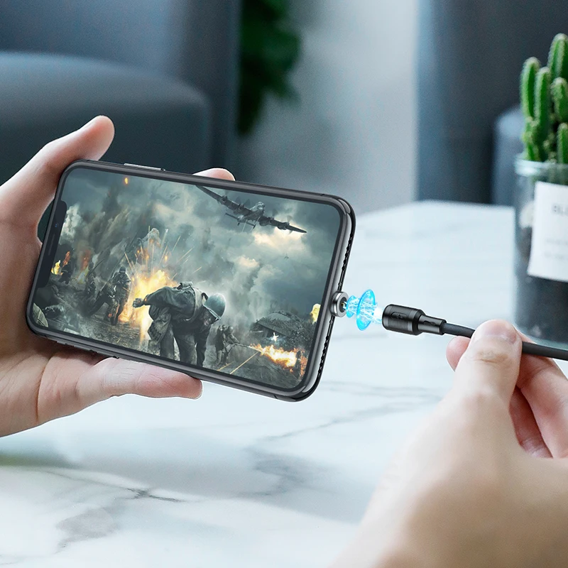 Фото Магнитный зарядный кабель Hoco Micro Type C для Xiaomi 11 Samsung магнитные USB-кабели зарядки iPhone Магнитный зарядный кабель Hoco Micro Type C для Xiaomi 11 Samsung магнитные USB-кабели зарядки iPhone