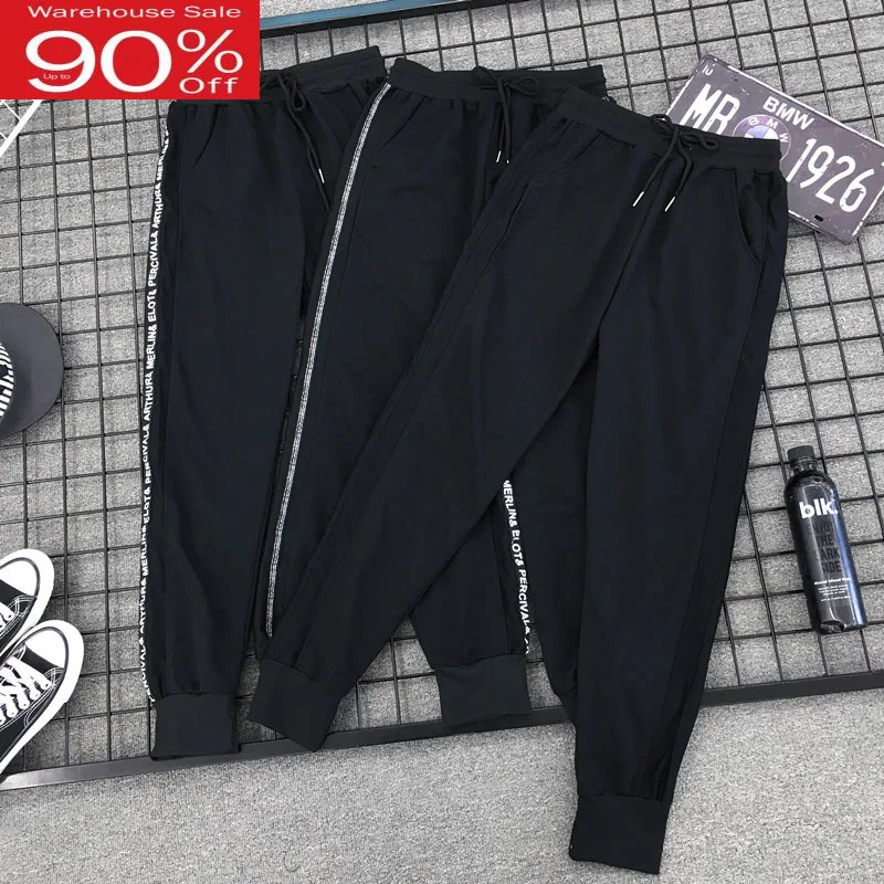 Женские джоггеры новинка 2020 черные женские брюки до щиколотки на весну и осень