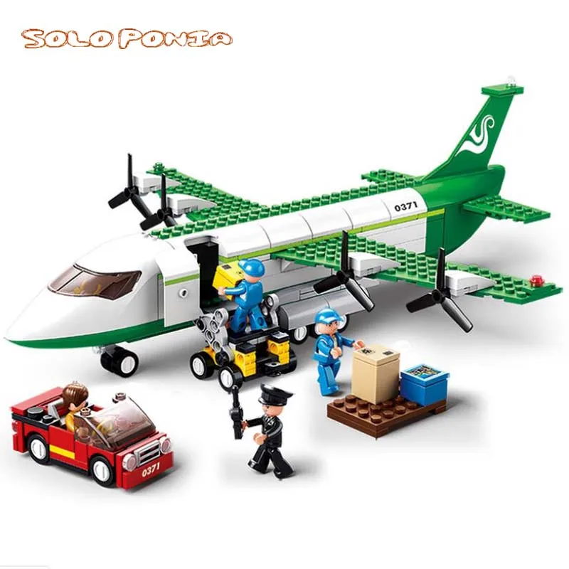 Конструктор городской самолет из 383 блоков совместимый с Lego|model aircraft|lego modelmodel building