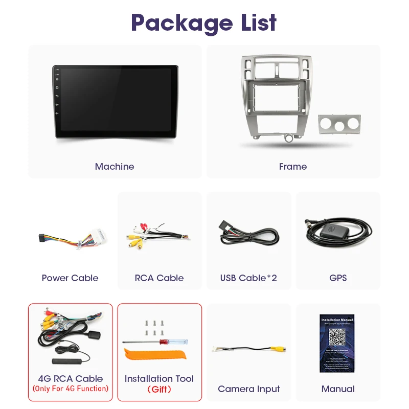Автомагнитола JMCQ 2 Din Android 10 мультимедийный видеоплеер для Hyundai Tucson 2004 2009 GPS