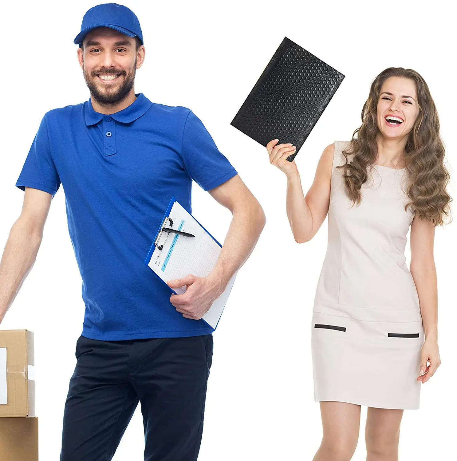 

50pcs Black Mailer Poly Pearl Envelope Bag For Bubble Envelope Mailer Office Packaging Padded Envelopes For Self Bag Shipping