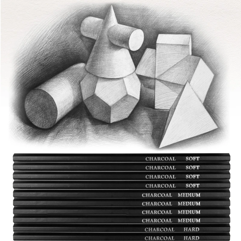 

72pcs Drawing Sketch Pencils Set Charcoal Colored Pen Eraser Sharpener Extender Kit for Art Students School Supplies