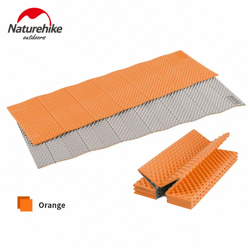 Orange Naturehike походный коврик складной портативный алюминиевый пленка для пляжа утолщение Сверхлегкий экономит пространство открытый тент Влагоустойчивый матрац - Цвет: Orange