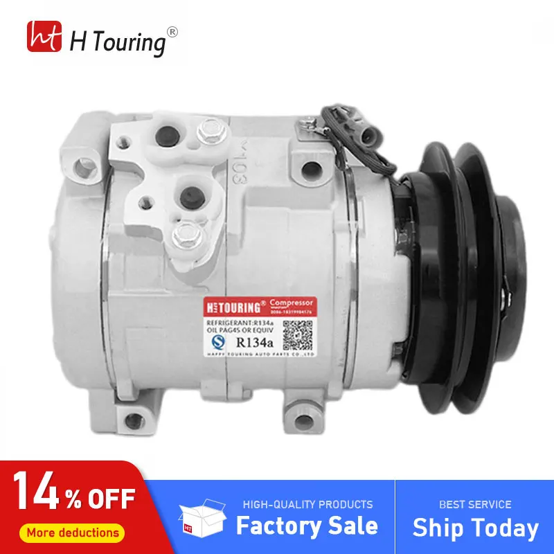 Компрессор кондиционера 10S17C для Toyota Prado Land Cruiser QG 4471805400 883106 A150 447180 -540B 447220 -5170 88320-6A091