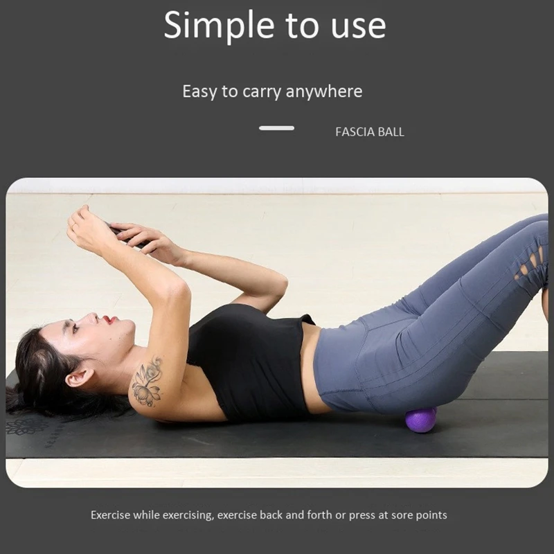 

Peanut Massage Ball - Double Massage Ball Mobility Ball for Physical Therapy - Deep Tissue Massage Tool 2 PC