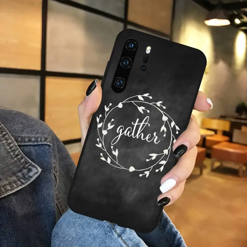 

Merry Christmas Letter Phone Case For Huawei honor Mate P 9 10 20 30 40 Pro 10i 7 8 a x Lite nova 5t