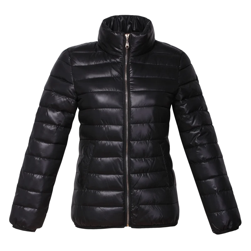 

Winter Stand Collar Women Coat Fashion Parkas Slim Short Jacket 2019 Casual New Plus Size Warm Outerwear Female Cotton Jackets