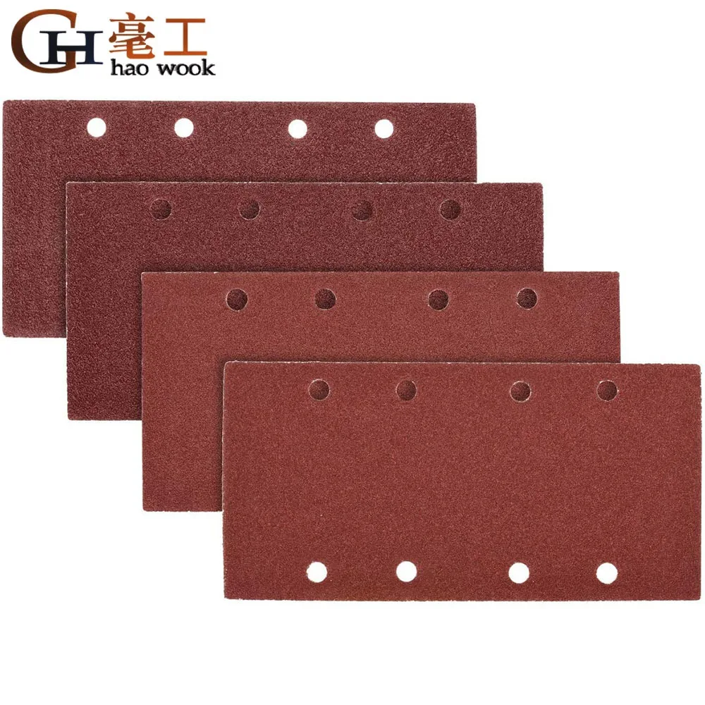 

10PCS 93x185mm Square Sandpaper Grit Flocking Sand Paper Special Shaped Disc Abrasive Stone Glass Grinder For Wood Polish Tools