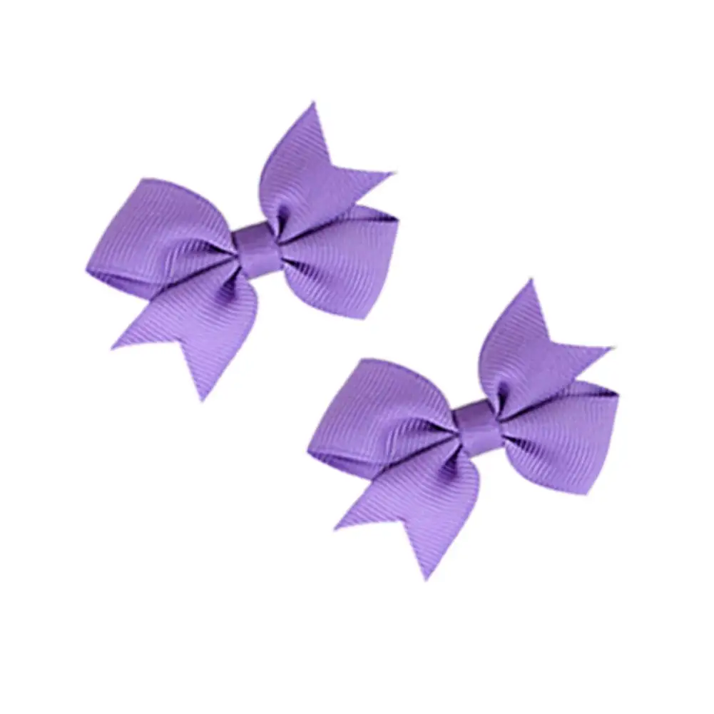 

40pcs Baby Girls Clips 2" Grosgrain Boutique Solid Color Ribbon Mini Hair Bows Clips for Girls Teens Infants Toddlers Children
