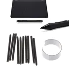 OOTDTY 10 шт., графический планшет для рисования, стандартные наконечники ручки, стилус для Wacom, ручка для рисования