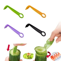 blade hand slicer cutter manual spiral screw slicer potato carrot cucumber vegetables spiral knife kitchen accessories tools