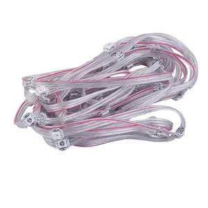 50 шт. WS2812B предварительно припаянный светодиодный s с проводом 5 в WS2812 провод для адресного прибора светодиодный модуль панель