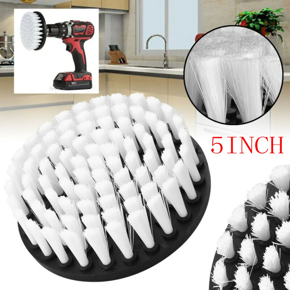 

Car Wheel Furniture Cleaning Drill Brush Detailing Tire Washing Soft Bristle 5 Inch Accesorios Para Auto Cleaning Drill Brush