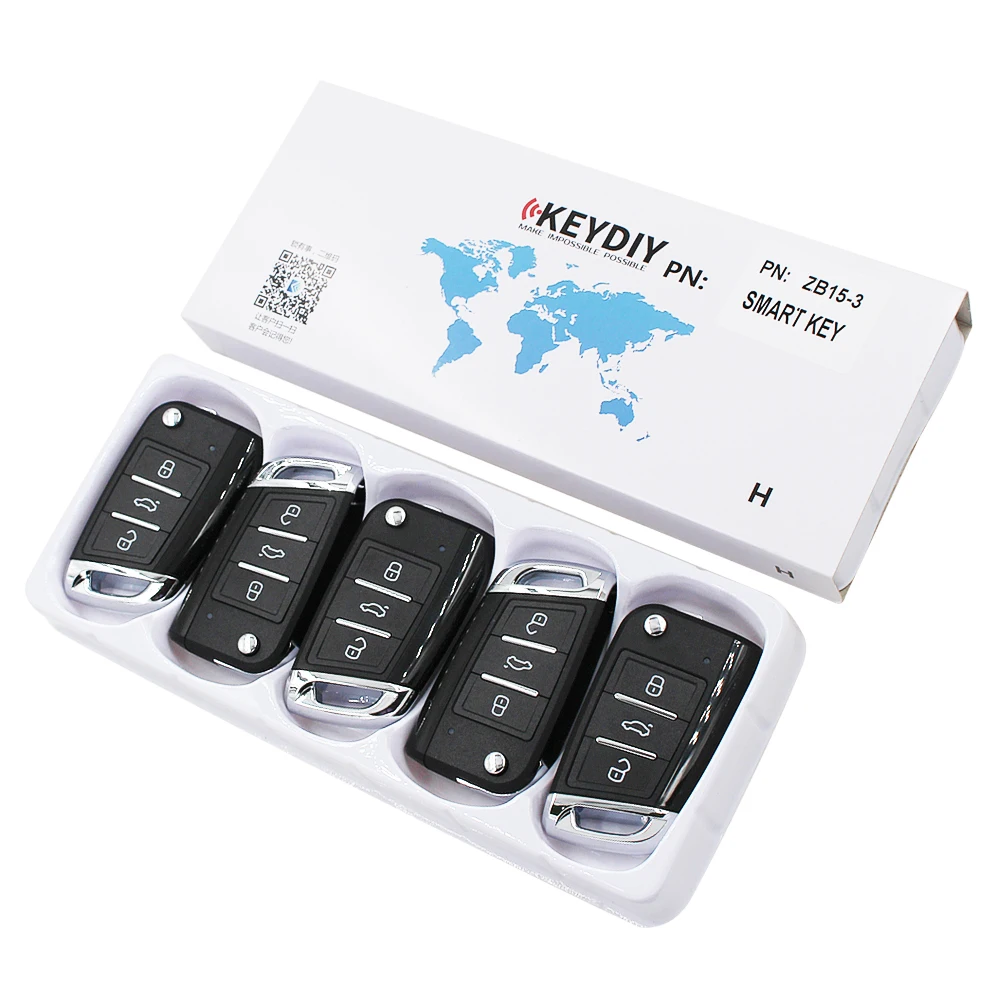KEYDIY 3 Button Universal KD Smart Key ZB15 Car Remote Replacement for KD-X2 Fit More than 2000 Models | Автомобили и мотоциклы