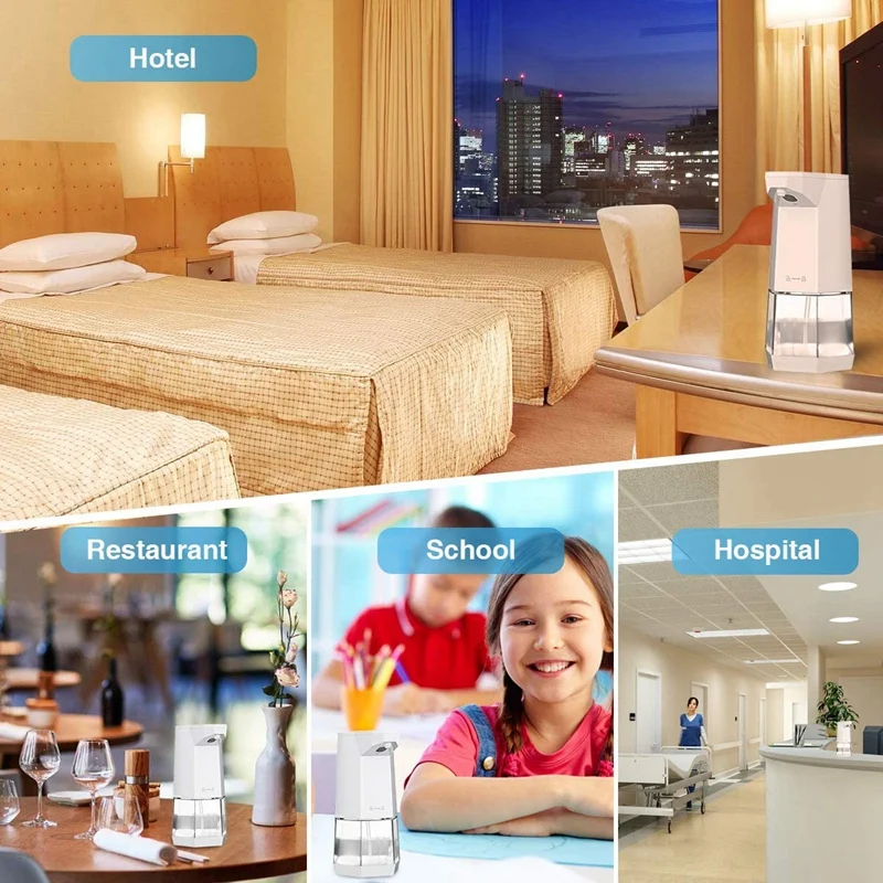 

Automatic Alcohol Dispenser 360Ml Infrared Automatic Induction Spray Bottles for Home, School, Restaurant, Hotel