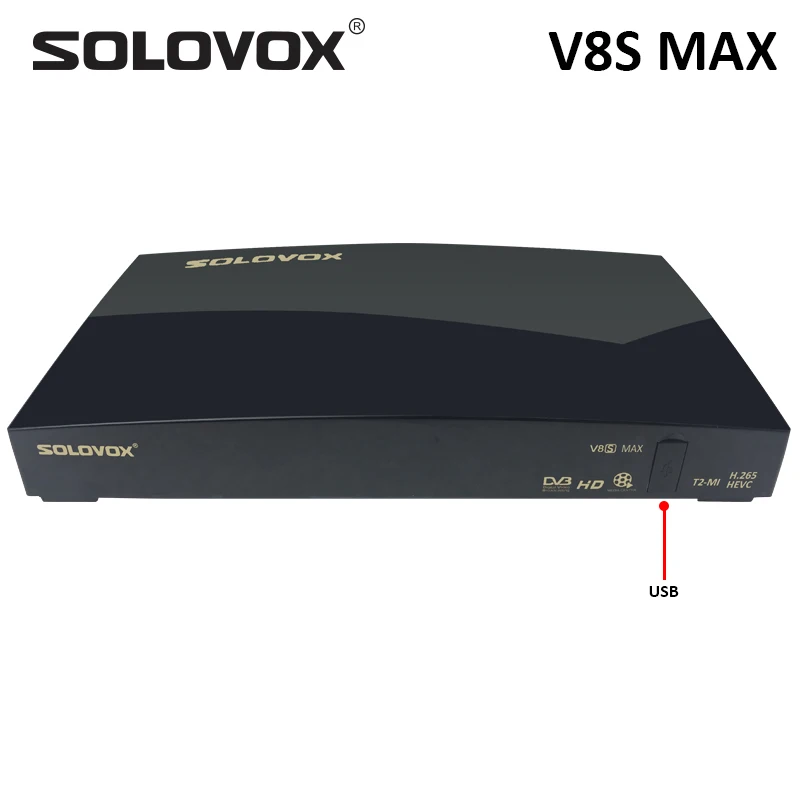 Спутниковый ТВ приемник SOLOVOX 2020 V8S MAX FHD ALI3521 с поддержкой USB WiFi YOUTUBE Xtream H265 STB декодер