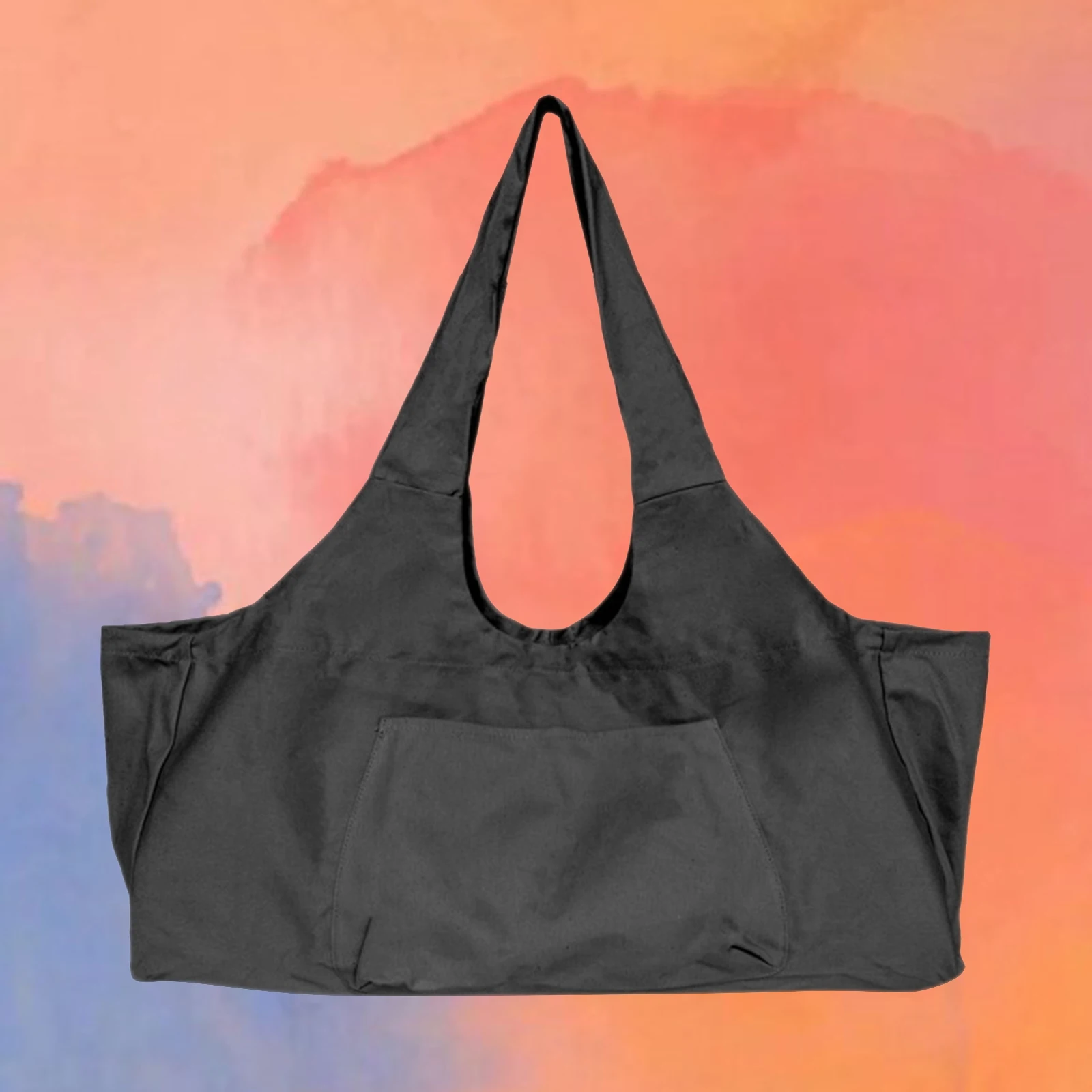 Портативная многофункциональная Холщовая Сумка На Молнии для йоги тренировок