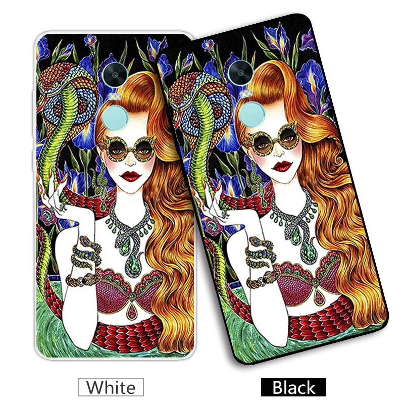 5.5 inch Phone Case For Xiaomi Redmi Note4x Wallpapers Back Cover for Note 4X Xiomi Note4X Silicone | Мобильные телефоны и