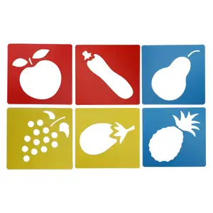 Трафареты для скрапбукинга и тиснения в форме фруктов, овощей, трафареты для картин