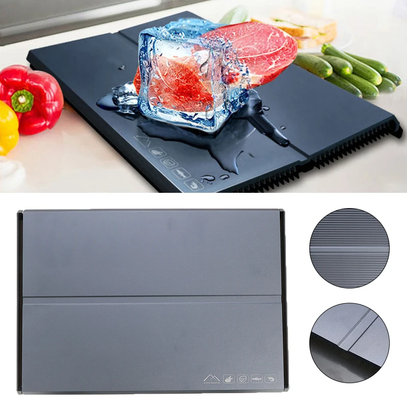 

Home use Quick Thawing Plate Thaw Frozen Food Meat Fish Sea Food Quick Defrosting Board Defrost Kitchen Gadget Tool Defrost Tray
