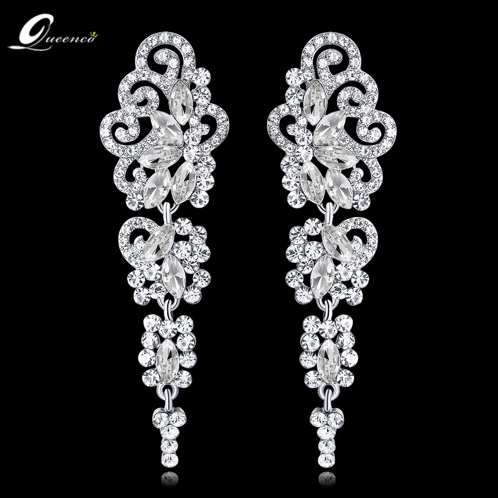 

Earring Pendientes Jewelry Luxury Crystal Trendy Wedding Aesthetic Piercing Big Earings For Women Dangle Drop Earrings