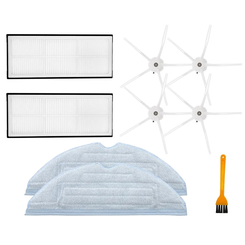 

9Pack Hepa Filter Mopping Cloths Side Brush for Xiaomi Roborock S7 T7S T7Plus T7Splus Robot Vacuum Cleaner Spare Parts