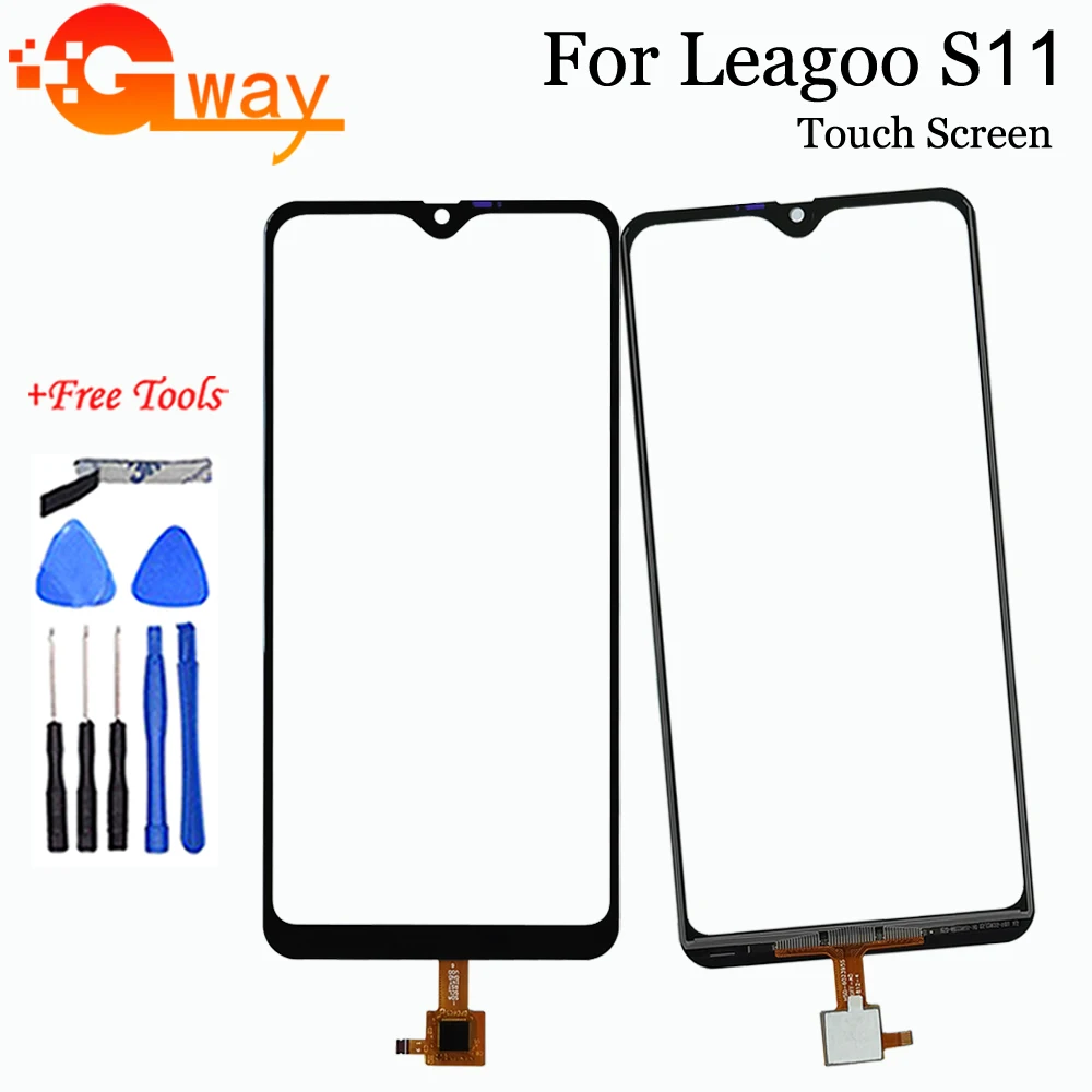 Переднее стекло для сенсорной панели Leagoo S11 6 3 дюйма черный - Цена: 272.94