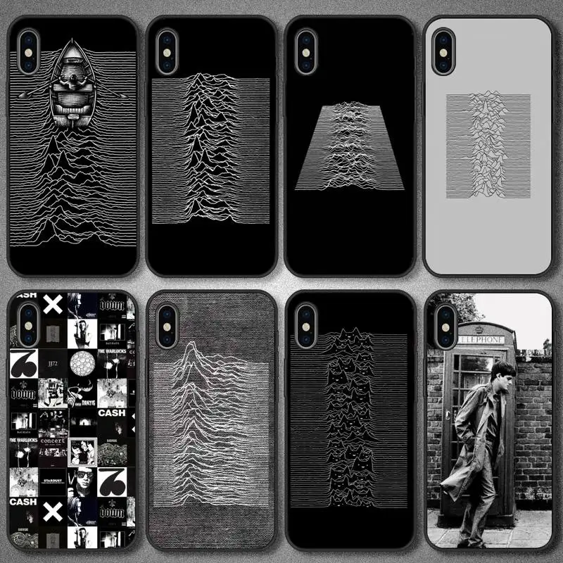 

Uk Music Band Joy Division Phone Case For Black Soft Phone Case 5 5s se 6 6s 7 8 11 12 X Xs Xr Pro Plus Max Mini Cover