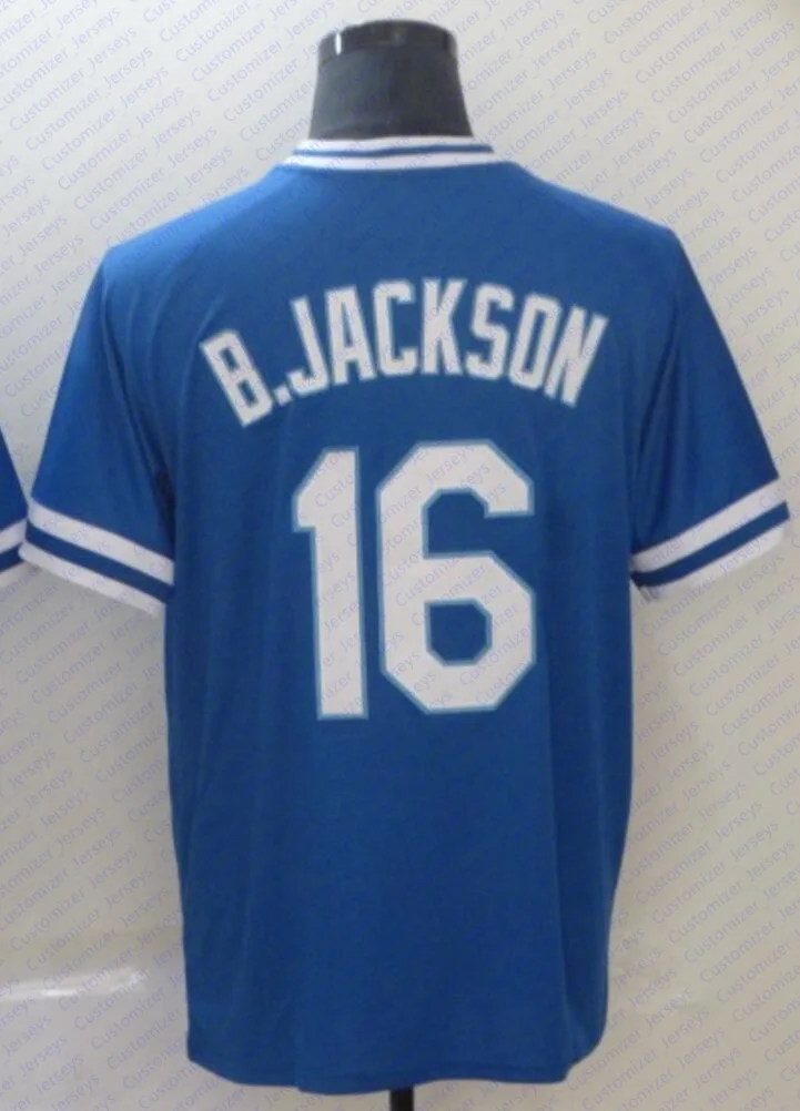 

Kansas City Bo Jackson Royal Authentic Cooperstown Collection Stitched Baseball Jersey