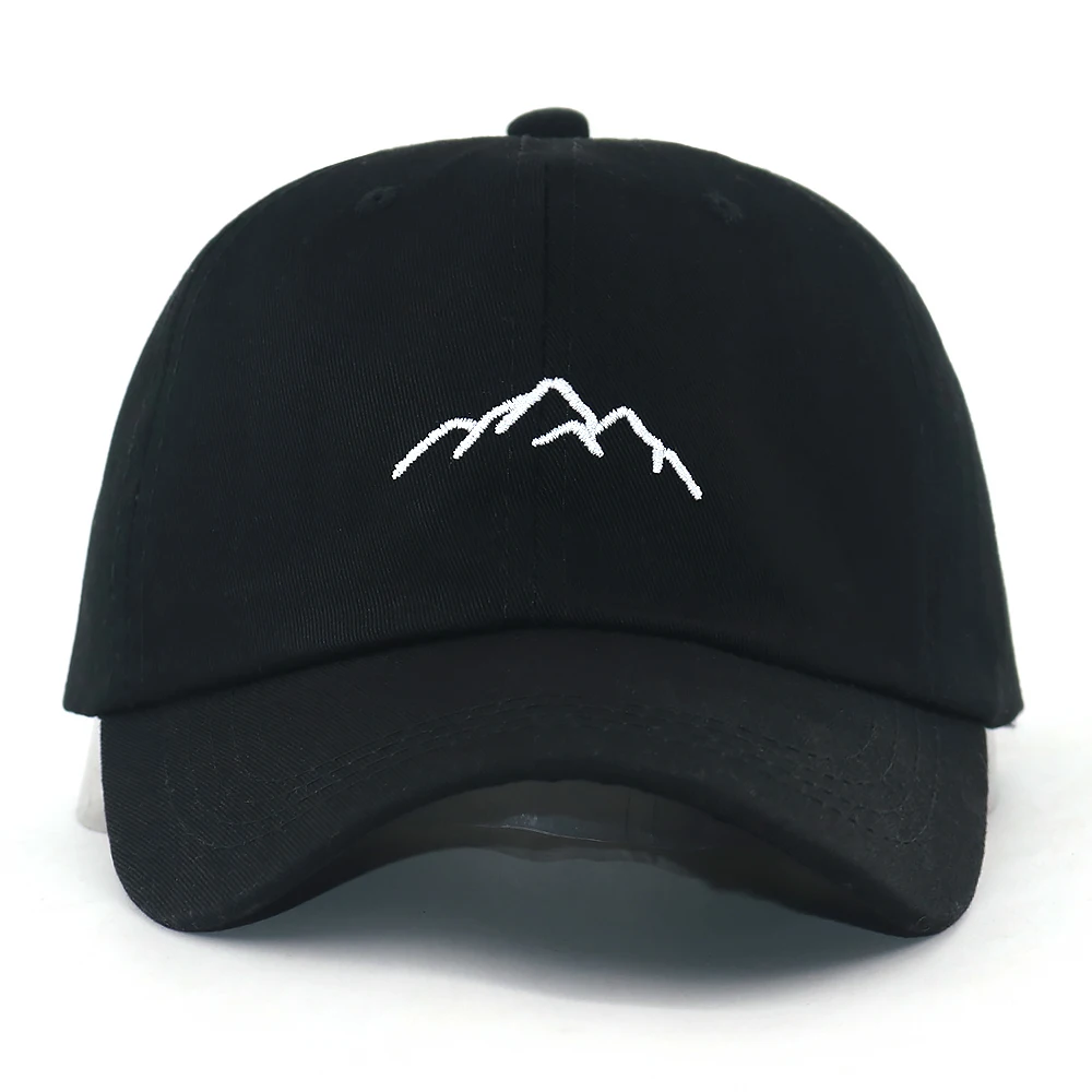 Бейсболка с вышивкой горного спектра для мужчин и женщин Повседневная